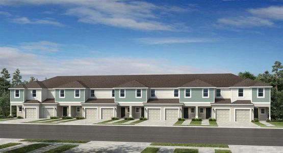 New construction Townhouse house 10753 Eclipse St, Sarasota, FL 34241 plan Jasmine - image