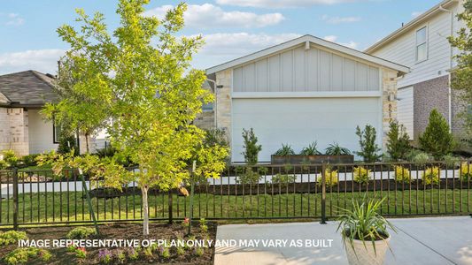 New construction Single-Family house 8412 Rhinestone Rd, Mustang Ridge, TX 78610 plan The Redwood II - image