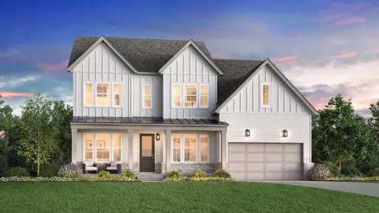 New construction Single-Family house 1428 Round Hill Ln, Spring Hill, TN 37174 plan Harpeth Modern Farmhouse - image