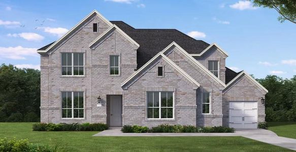 New construction Single-Family house 1316 Jolie Rose Bnd, Leander, TX 78641 Huxley- photo 0