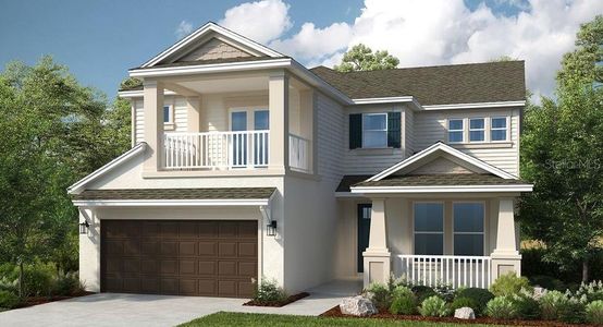 New construction Single-Family house 1806 Longliner Lp, Wesley Chapel, FL 33543 plan Barbados - image