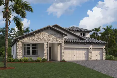 New construction Single-Family house 1718 Drummond Pt, Zephyrhills, FL 33541 plan Corina  III Bonus - image