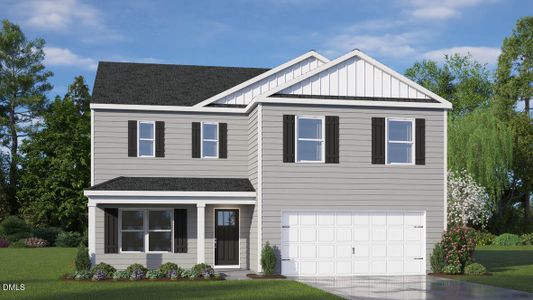 New construction Single-Family house 10700 Beard Wy, Bailey, NC 27807 plan Galen - image