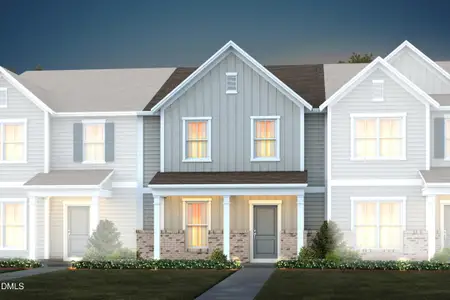 New construction Townhouse house 240 Fosterton Cottage Wy, Raleigh, NC 27603 plan Sedona - image