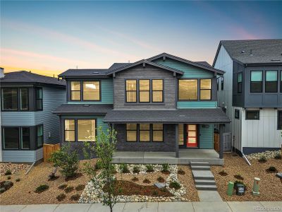 New construction Single-Family house 11888 Montoso Rd, Lone Tree, CO 80134 4032 Maya Exterior B - Low Slope Contemporary- photo 1 1