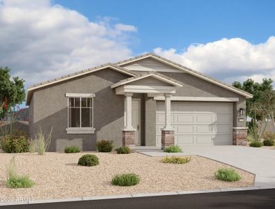 New construction Single-Family house 4142 E Bradford Avenue, San Tan Valley, AZ 85140 Violet Homeplan- photo 0