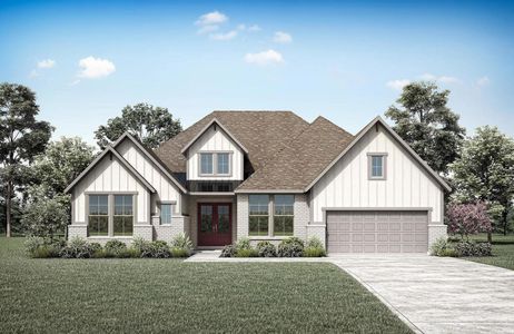 New construction Single-Family house 204 Midnight Valley Dr, Cedar Creek, TX 78612 plan Overlook - image