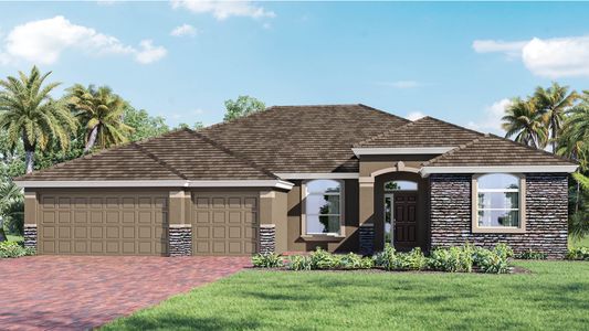 New construction Single-Family house 6911 Cameo Drive, Grant-Valkaria, FL 32949 Elm- photo 0