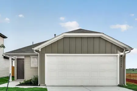 New construction Single-Family house 14130 Edna Maxine Walk, Del Valle, TX 78617 plan Eagle - image