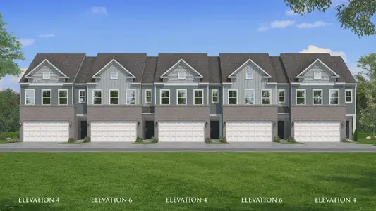New construction Townhouse house 3676 Donovan Cir, Loganville, GA 30052 plan Luca - image