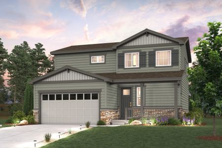 New construction Single-Family house 3365 N Ider St, Aurora, CO 80019 plan The Hudson - image