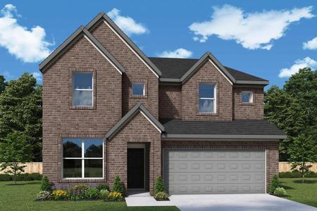 New construction Single-Family house 427 Embden Rim Drive, Willis, TX 77318 The Dahlia- photo 0