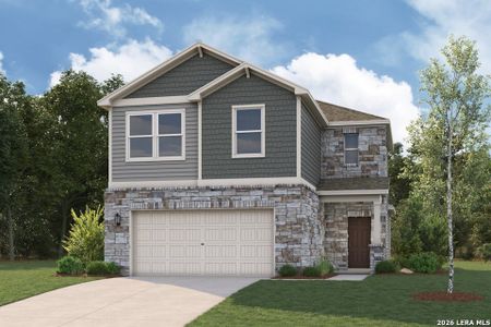 New construction Single-Family house 15439 Lonehollow Lk, San Antonio, TX 78253 plan Frederick - 2260 - image