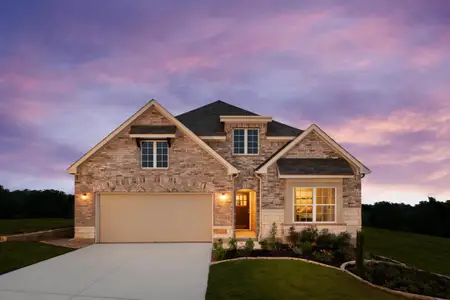 New construction Single-Family house 14743 Lower Pass, San Antonio, TX 78252 plan Alyssa - image