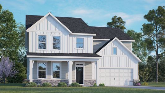 New construction Single-Family house 12 Greenwillow Dr, Fuquay Varina, NC 27526 plan Jordan - image