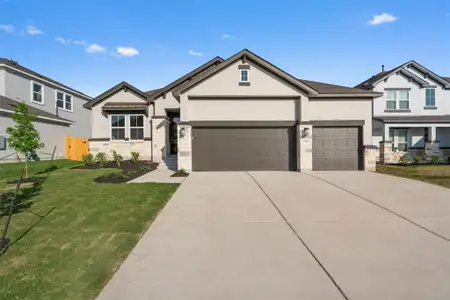 New construction Single-Family house 19141 Ariel Elena Wy, Pflugerville, TX 78660 Lexington- photo 0