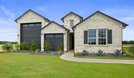 New construction Single-Family house 126 Union Pacific Dr, Cedar Creek, TX 78612 plan Copper - image