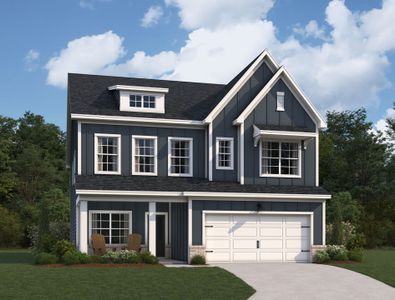 New construction Single-Family house 3267 Roundly Road, Unit 8, New Hill, NC 27562 Alexis Homeplan- photo 0