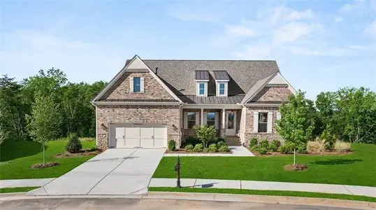 New construction Single-Family house 236 Laurel Vista Dr, Canton, GA 30114 plan Wellington  - image