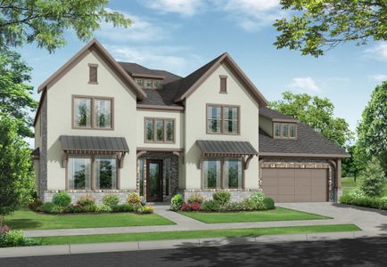 New construction Single-Family house 2927 Woods Rd, Fulshear, TX 77423 plan Cross Creek West 70: Edinburgh - image