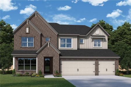New construction Single-Family house 4830 Beechnut Cir, Cumming, GA 30028 The Heatherwick- photo 0