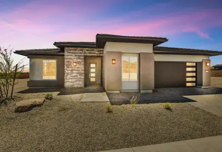 New construction Single-Family house 33598 N Chevelon Dr, Peoria, AZ 85383 plan Costa Elevation C - image