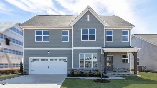 New construction Single-Family house 1529 Jasmine View Wy, Knightdale, NC 27545 plan Bennett - image