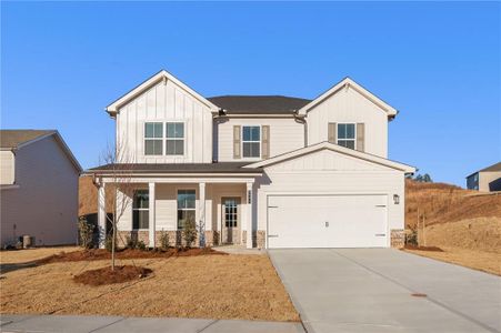 New construction Single-Family house 5587 Rosehall Pl, Atlanta, GA 30349 Guava- photo 0