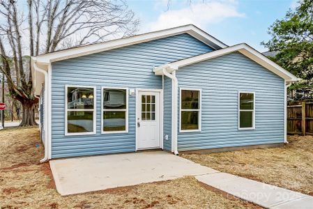 Backyard w/ Back Patio, Walkway, and Driveway