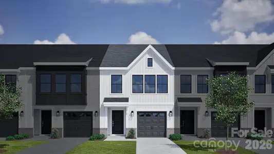 New construction Townhouse house 6318 Abelia Ave, Charlotte, NC 28269 plan Foxglove - image