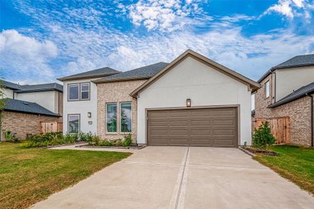 New construction Single-Family house 8930 Shelford Bay Lane, Cypress, TX 77433 Carnelian- photo 0