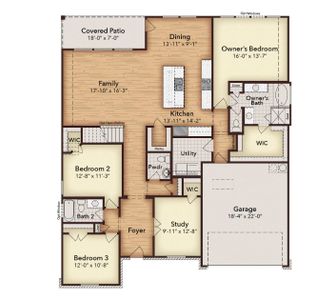 New construction Single-Family house 3141 Miller Rd, Midlothian, TX 76065 plan Holly Two Story - image 5