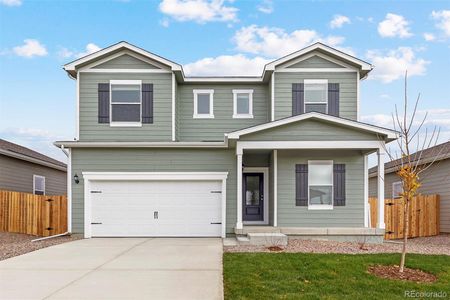 New construction Single-Family house 2215 Alyssa St, Fort Lupton, CO 80621 Columbia- photo 0