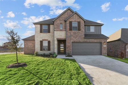 New construction Single-Family house 704 Metallic Tree Lane, Van Alstyne, TX 75495 Lancaster F- photo 0