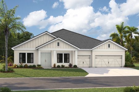 New construction Single-Family house 35072 Big Hawk Dr, Zephyrhills, FL 33541 plan Cedar Key I - image