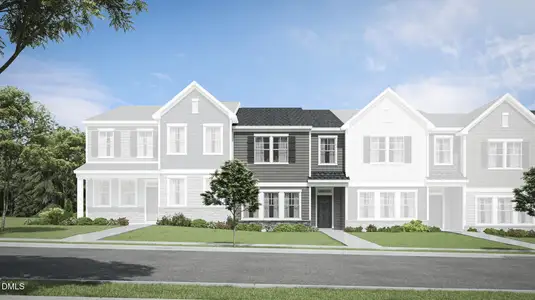 New construction Townhouse house 308 Marmalade Sky Ln, Wake Forest, NC 27587 - image