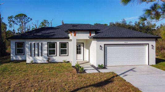 New construction Single-Family house 422 Eisenhower Blvd, Lehigh Acres, FL 33974 - image