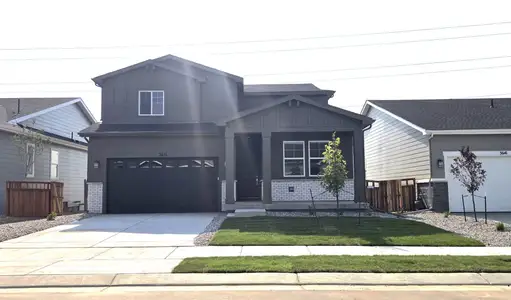 New construction Single-Family house 3631 Sandreed St, Dacono, CO 80514 plan The Platte - image