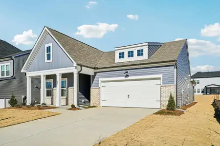 New construction Single-Family house 124 W Crescent Mills Blvd, Wilson's Mills, NC 27520 plan Caswell II - image