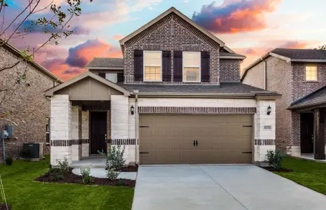 New construction Single-Family house 3901 Lynx Ct, Little Elm, TX 75068 Harrison- photo 0