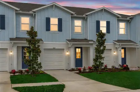 New construction Townhouse house 31837 Kestrel Calling Dr, San Antonio, FL 33576 plan The Sand Dollar - image