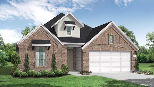 New construction Single-Family house 404 Rugged Rock Ln, New Caney, TX 77357 plan Morgan - image