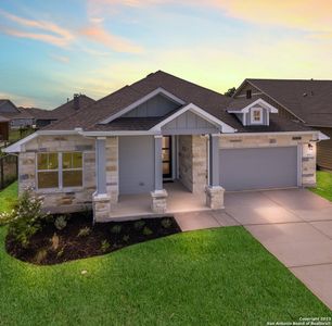 New construction Single-Family house 8513 Vinepost, Schertz, TX 78154 Cameron- photo 0