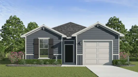 New construction Single-Family house 1165 Celosia Lp, Kyle, TX 78640 plan The Daphne - image