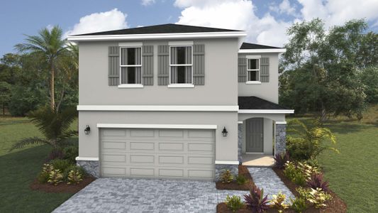 New construction Single-Family house 1826 Hammock Trace Dr, Parrish, FL 34219 plan Elston - image