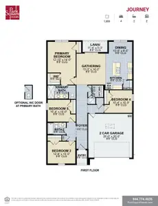 New construction Single-Family house 143 Bottle Brush Dr, Haines City, FL 33844 plan Journey - image