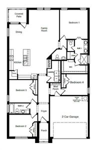 D.R. Horton's Swan floorplan - All Home and community information, including pricing, included features, terms, availability and amenities, are subject to change at any time without notice or obligation. All Drawings, pictures, photographs, video, square footages, floor plans, elevations, features, colors and sizes are approximate for illustration purposes only and will vary from the homes as built.