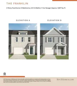 New construction Townhouse house 165 Mill Center Blvd, Unit 208, Athens, GA 30606 plan Franklin - image