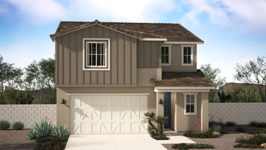 Farmhouse Elevation | Tangelo | Mandarin at Citrus Park | New Homes in Goodyear, AZ | Landsea Homes