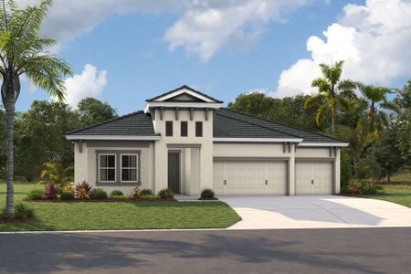 New construction Single-Family house 35072 Big Hawk Dr, Zephyrhills, FL 33541 plan Islamorada I - image
